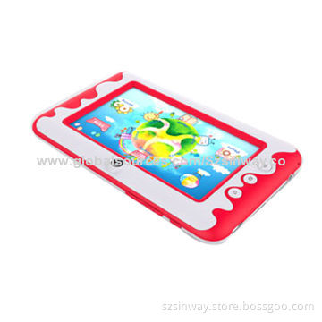 Children's Tablet PC, 7-inch Dual/Quad-core, Dual-cameraNew